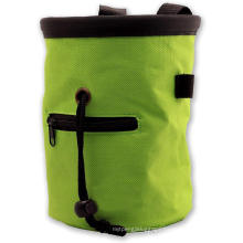 Rock Climbing Chalk Bag with Belt and Zippered Pocket for Climbing/Gymnastics/ Weight Lifting